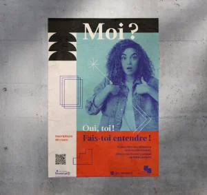 Affiche mur conseil jeunesse Arrodissement St-Léonard