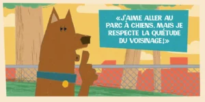 Bannière campagne parc à chien arrondissement St-Léonard