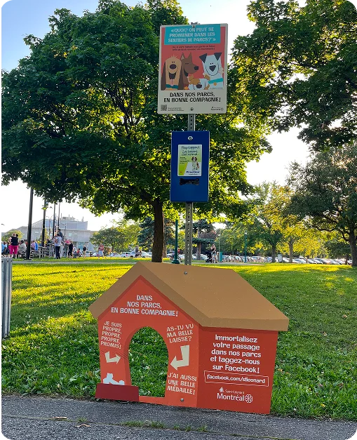 Affiche Parc Chien Arrondissement St-Léonard