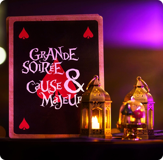 Centre de table soirée autiste et majeur