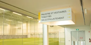 Directionnel vestiaire, toilette