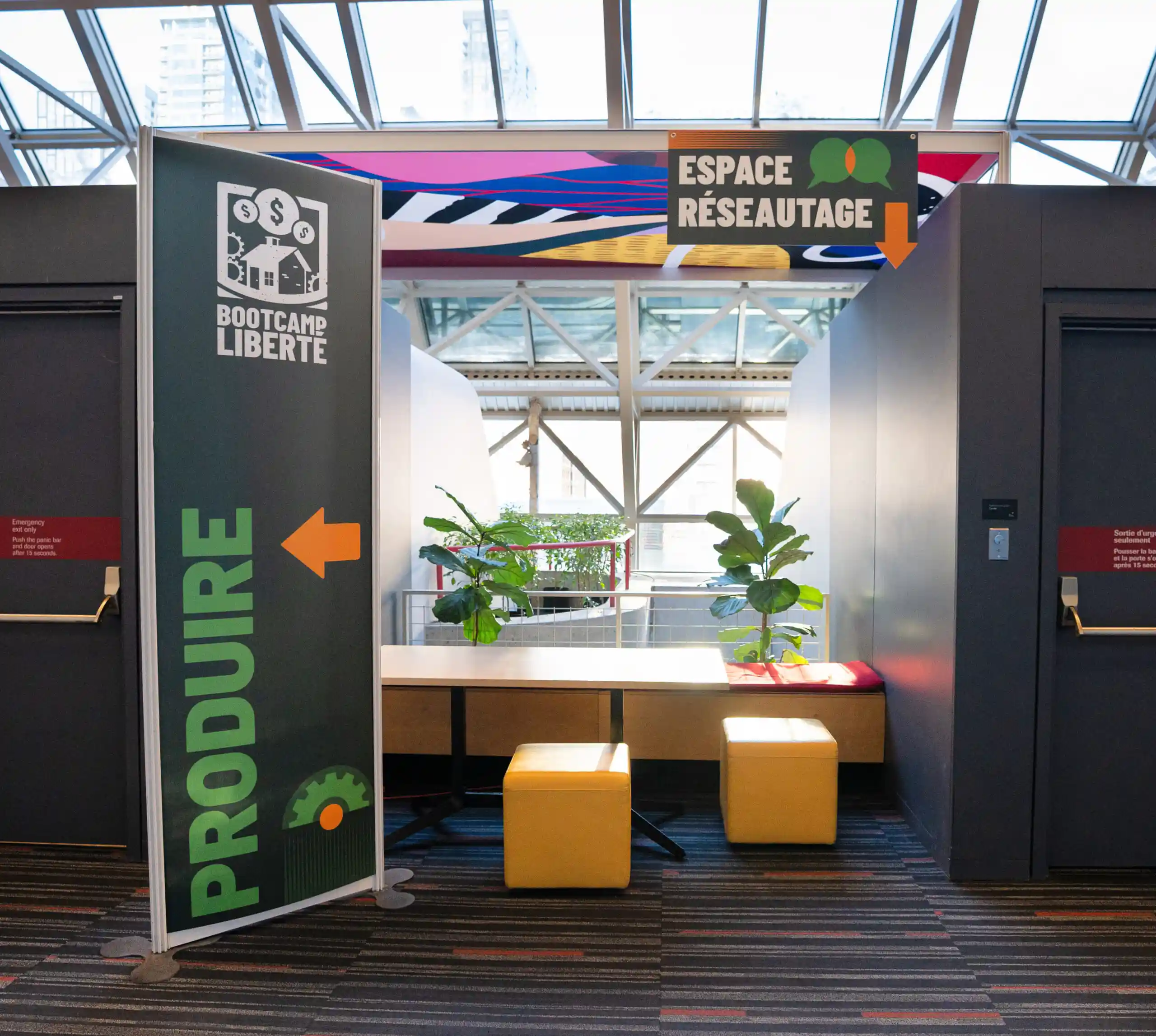 Espace réseautage, Bootcamp Liberté 2026