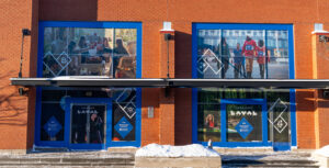 Façade arrière des bureaux de Tourisme Laval
