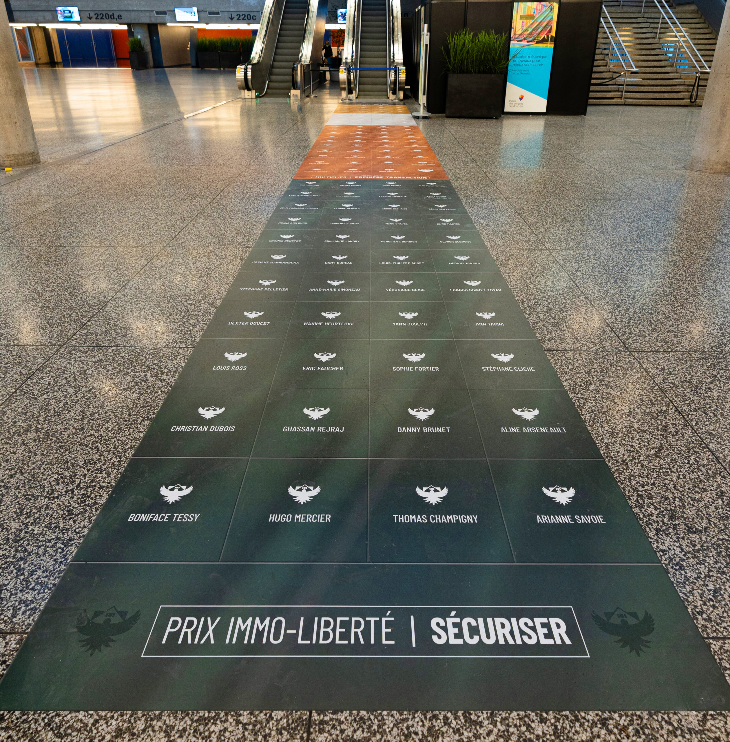 Walk of fame pour le Bootcamp Liberté d'Immofacile